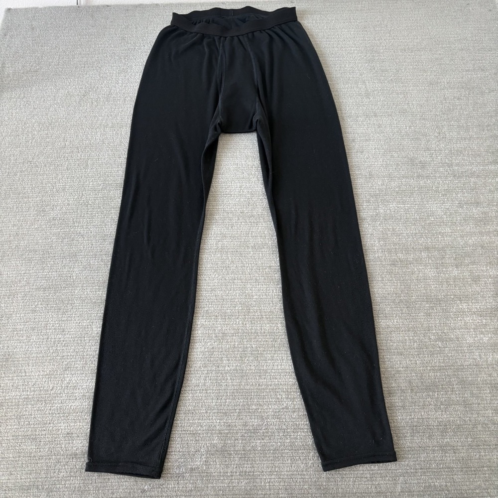 Vintage Patagonia Capilene Pants Mens M Black Base Layer USA Made Hiking Outdoor